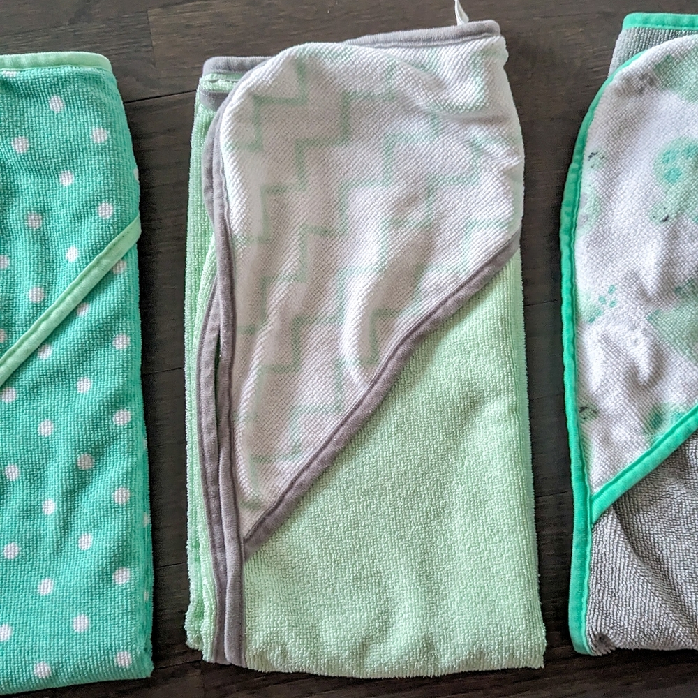 Circo Baby Infant Hooded Towels | Set of 3 - Picture 3 of 9